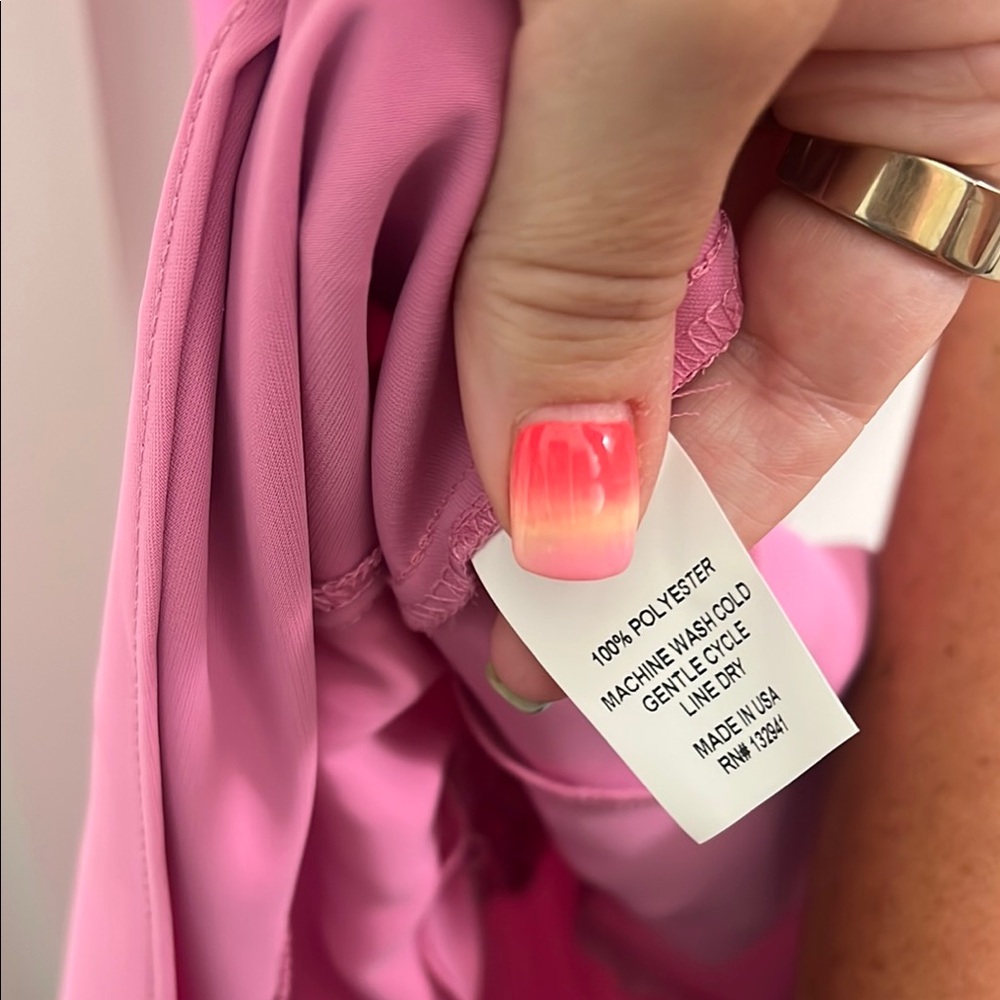 Amanda Uprichard Vibrant Pink Ruffle Dress - Picture 4 of 5